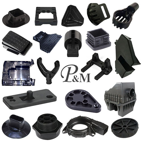 Musta Pvc-ruiskuvalu