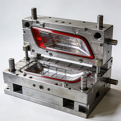 Takaosan lampun muovinen ruiskuvalu